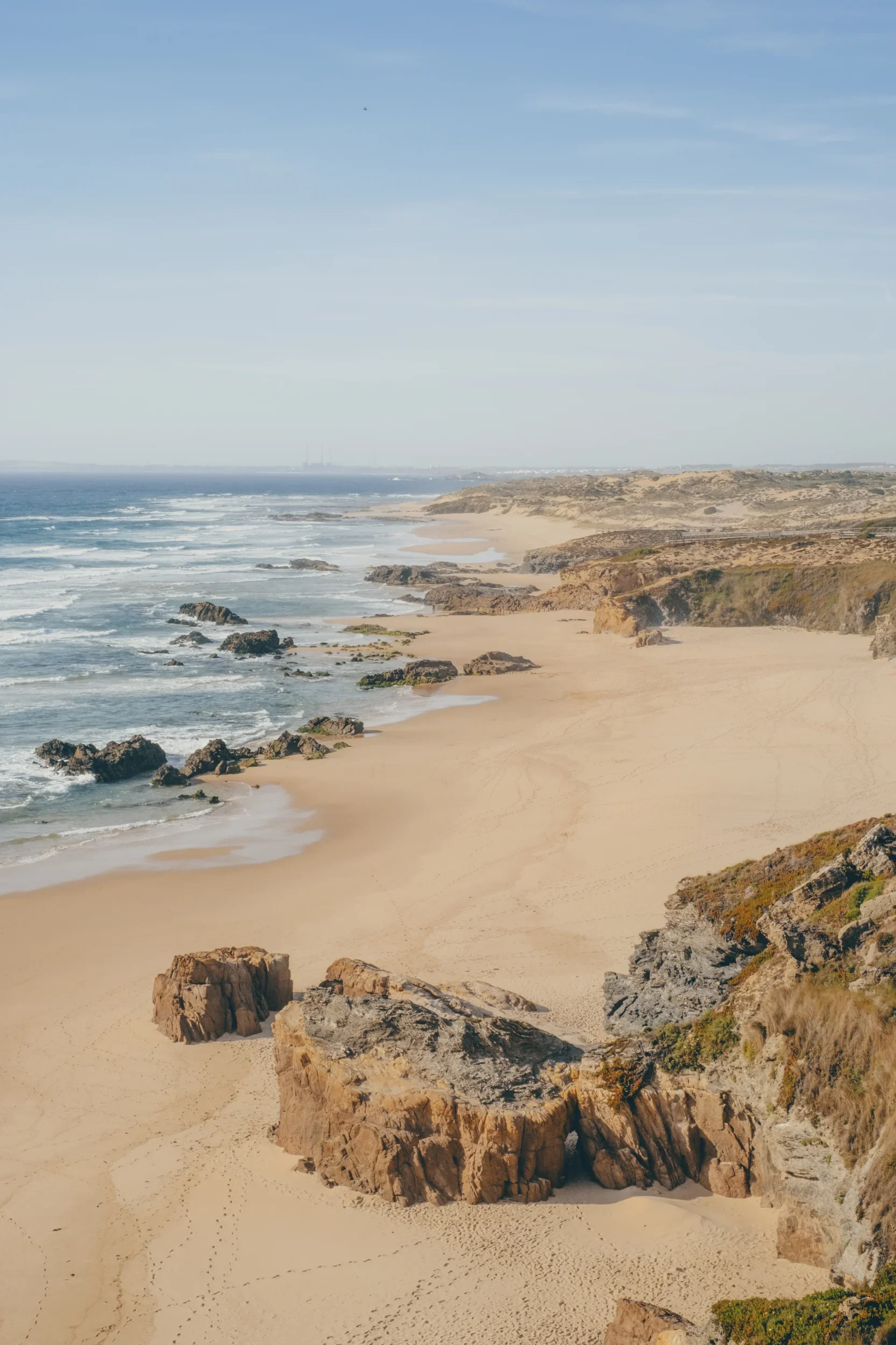 Praia de Malhão, Milfontes, Costa do Alentejo - Branco de Cal