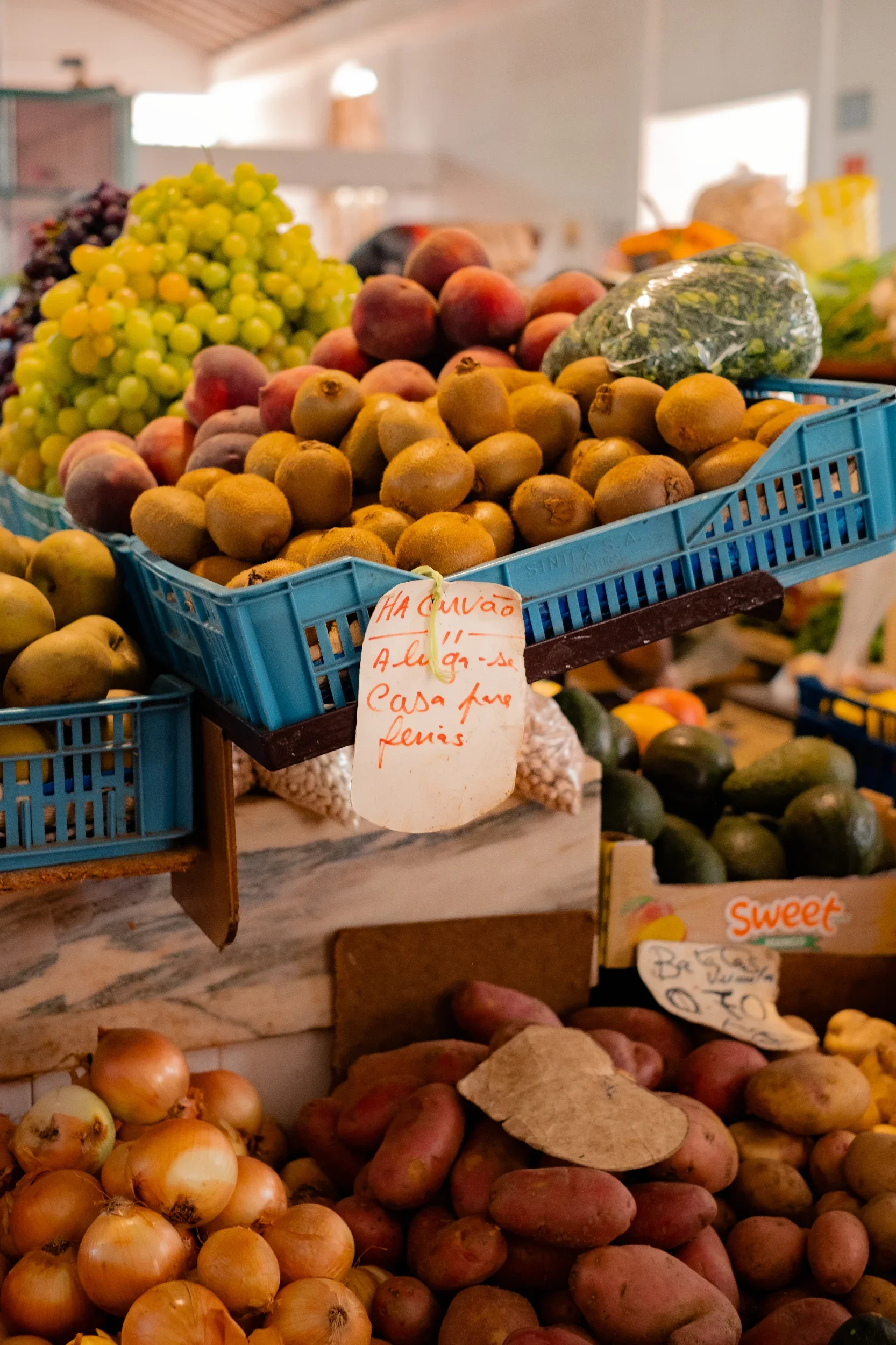 Mercado Local em Milfontes Alentejo - Branco de Cal