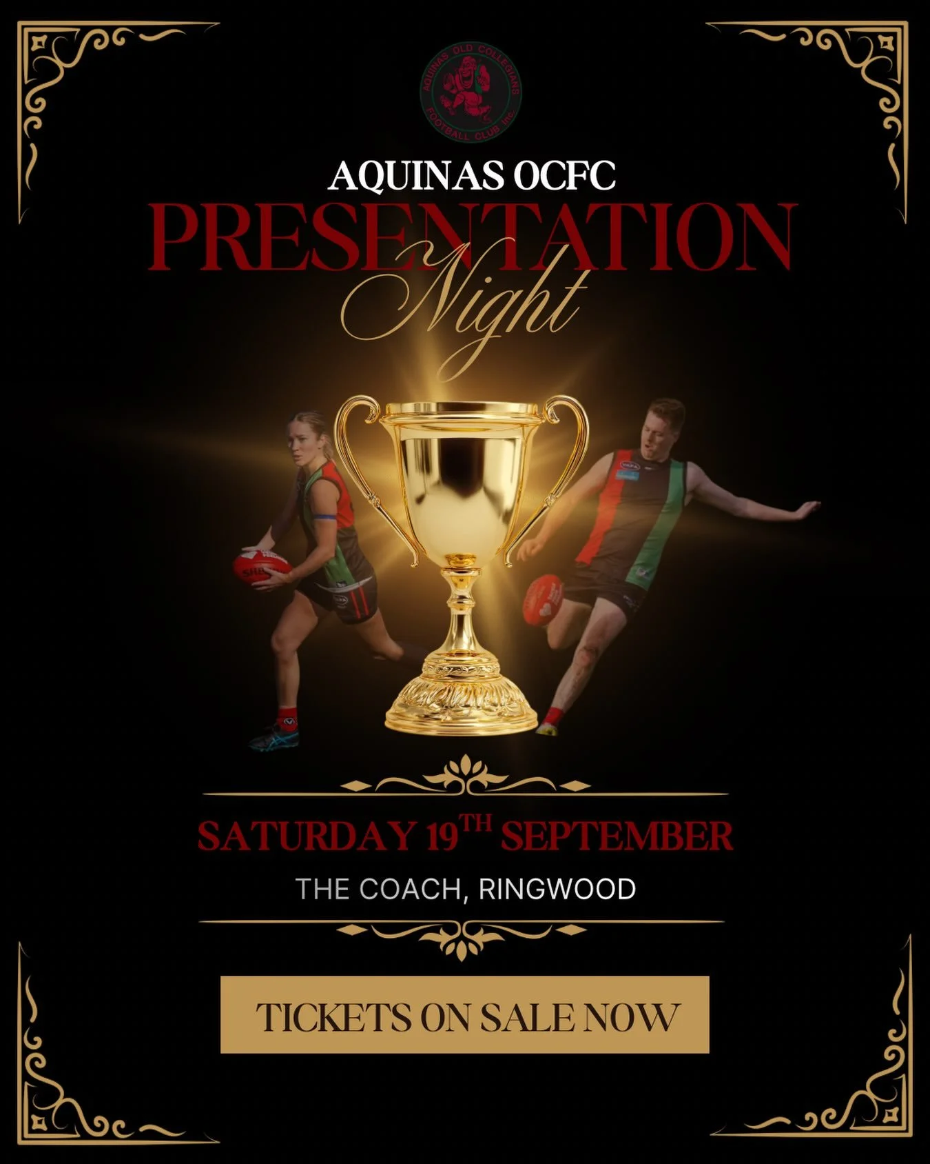 Tickets are on sale for our annual presentation night. Link in bio 🔗