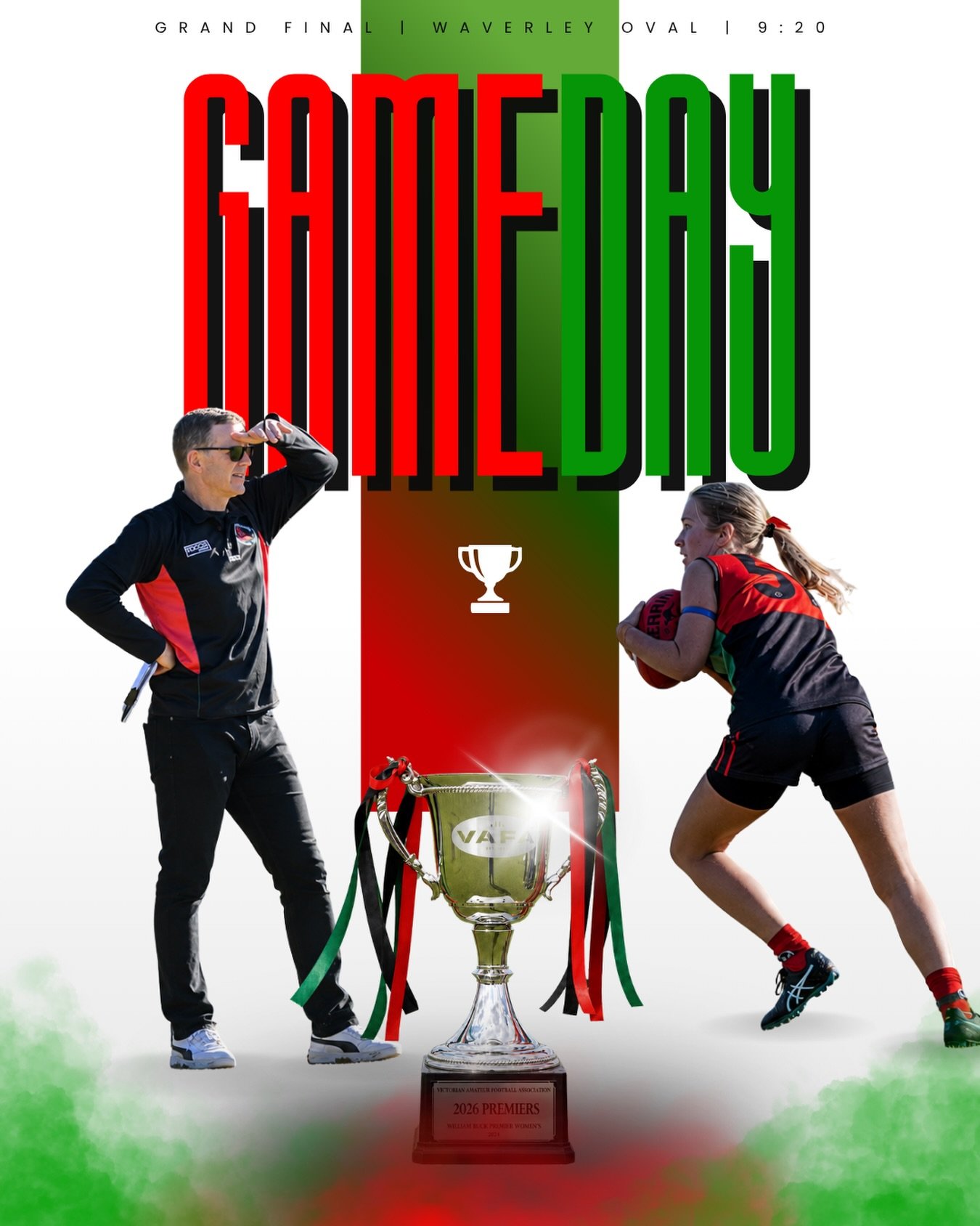 Feeling like a grand old day ❤️🖤💚
