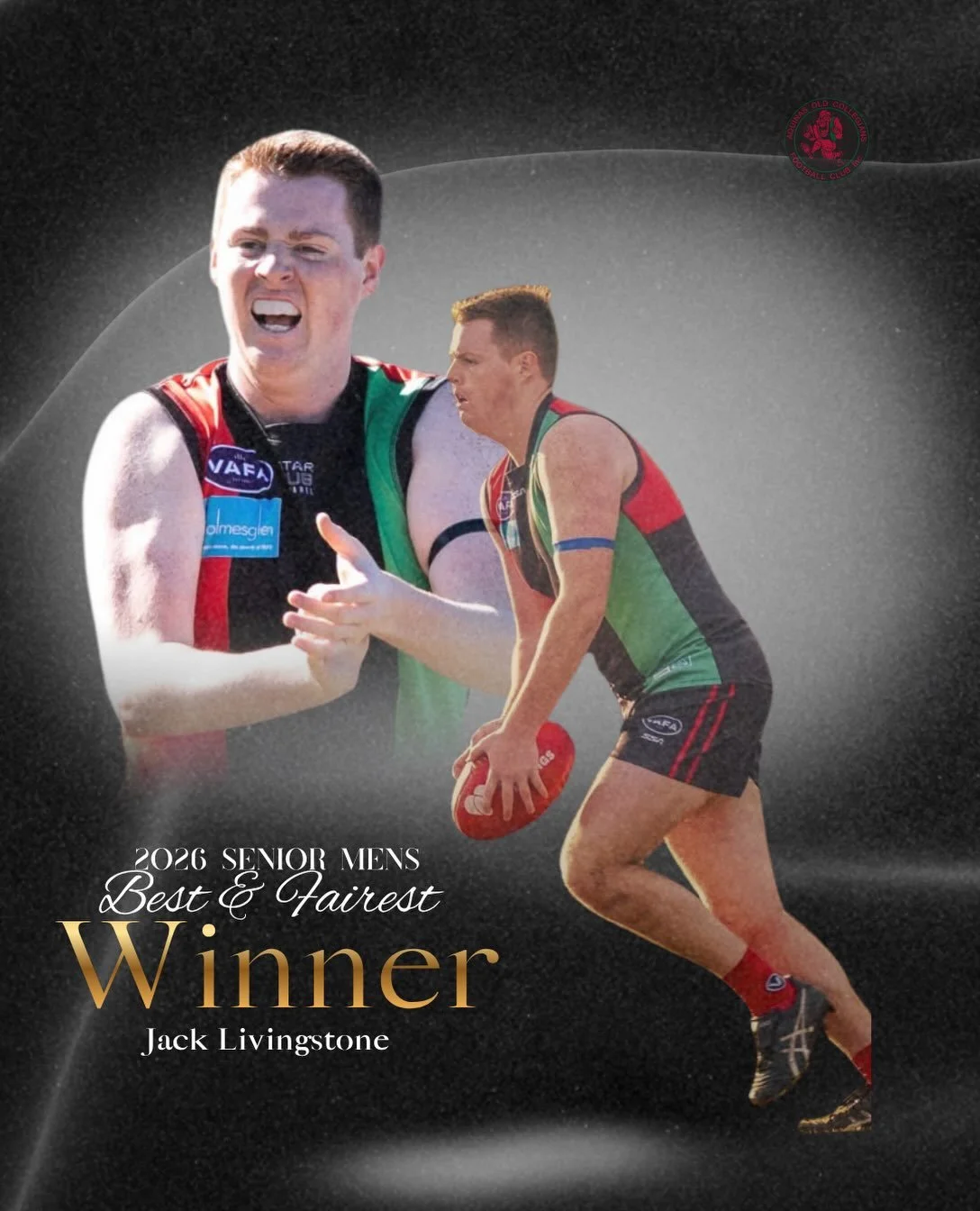 A huge congratulations to our Senior Men&rsquo;s Best &amp; Fairest Top 3 for 2026! ❤️🖤💚

A season of hard work, consistency and plenty of big moments &mdash; these three Bloods have been recognised for their outstanding contributions throughout th