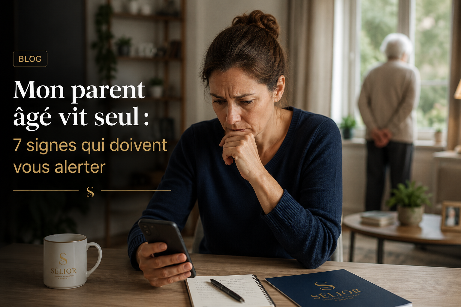 Mon parent âgé vit seul : 7 signes qui doivent vous alerter