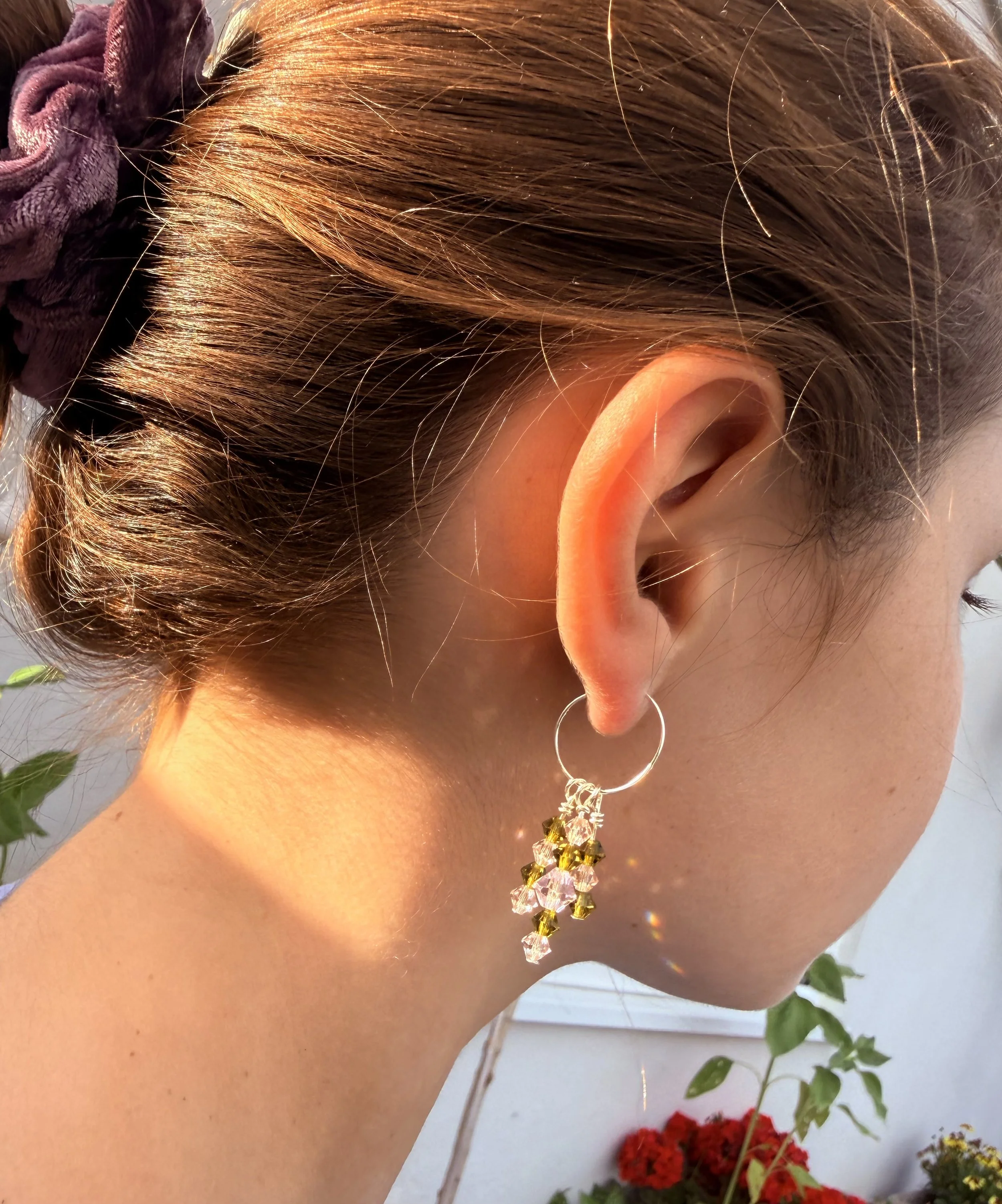 Abigail Lincs. Signature Preciosa Crystal Drop Hoops