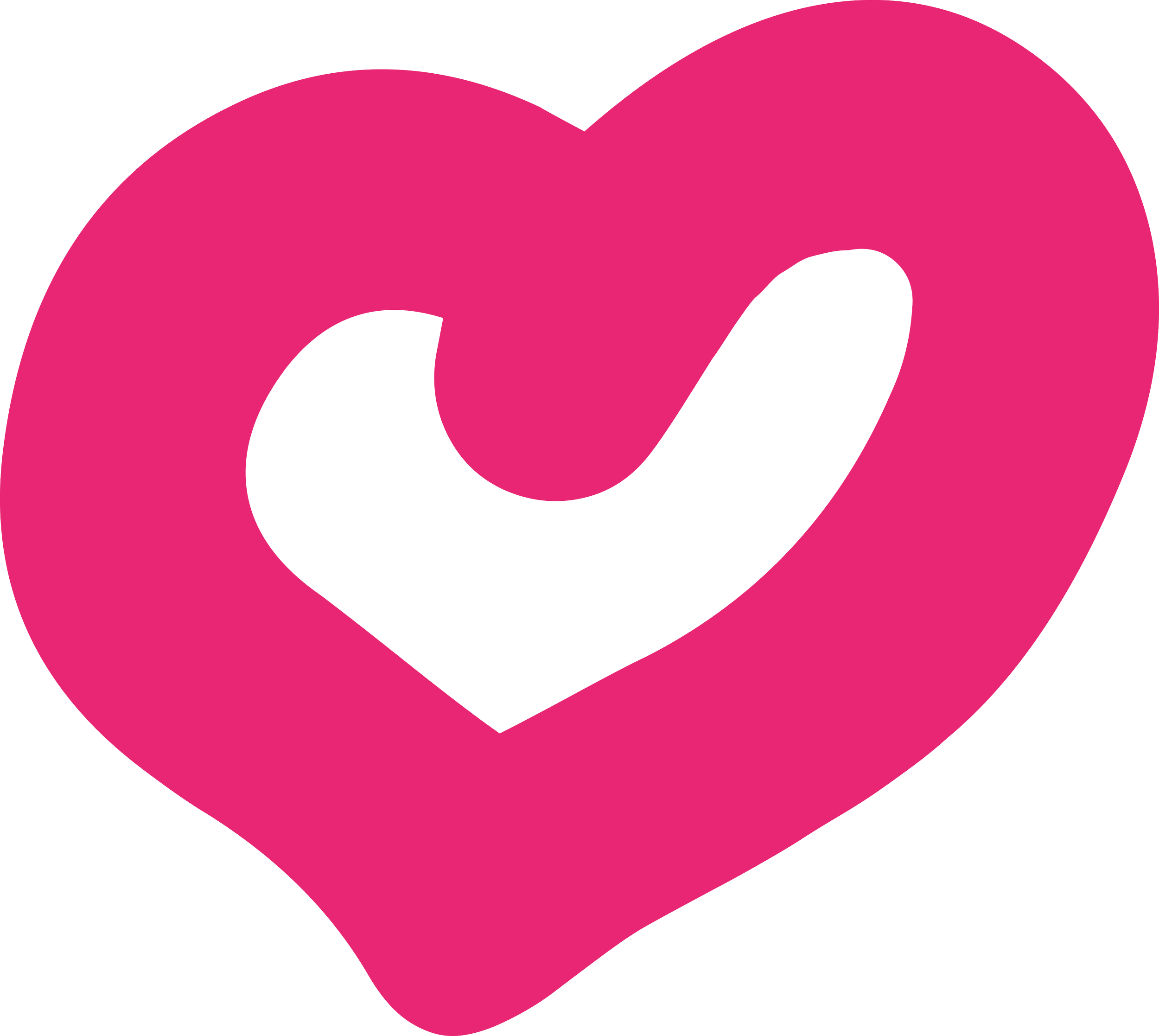 Pink heart-shaped icon with a black background.