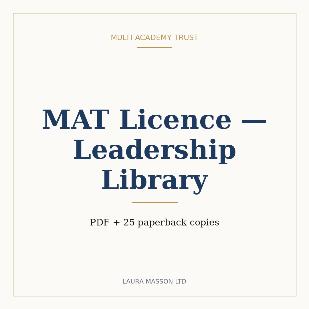 MAT Licence — Leadership Library