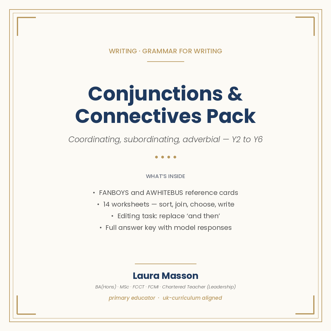 Conjunctions Pack
