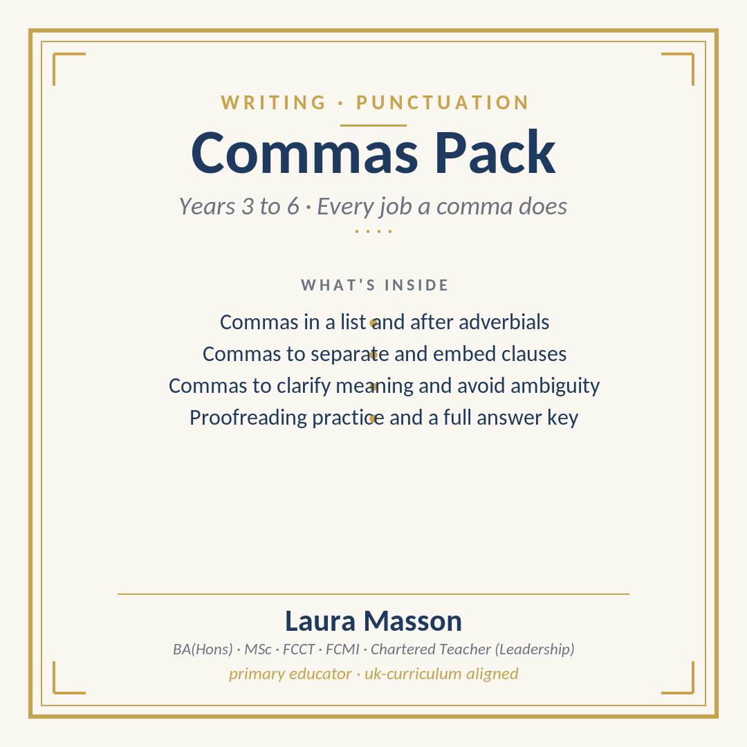 Commas Pack