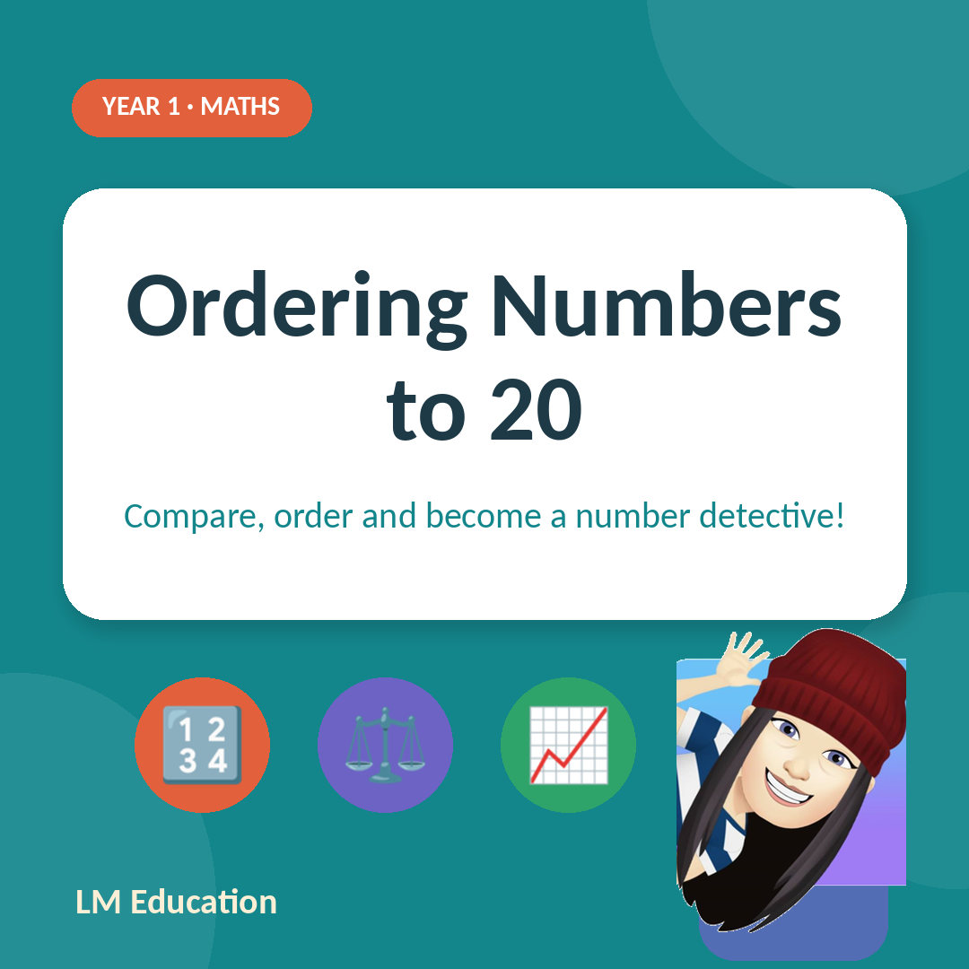 Ordering Numbers to 20 — Year 1 Maths