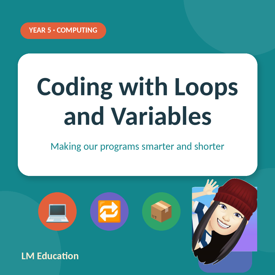 Coding with Loops and Variables — Year 5 Computing