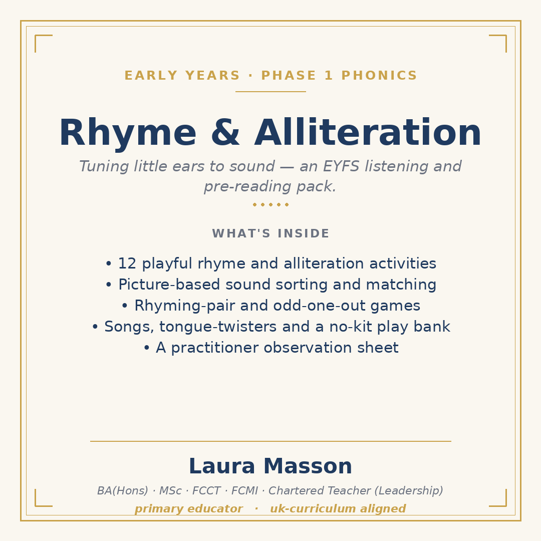 Rhyme and Alliteration Pack