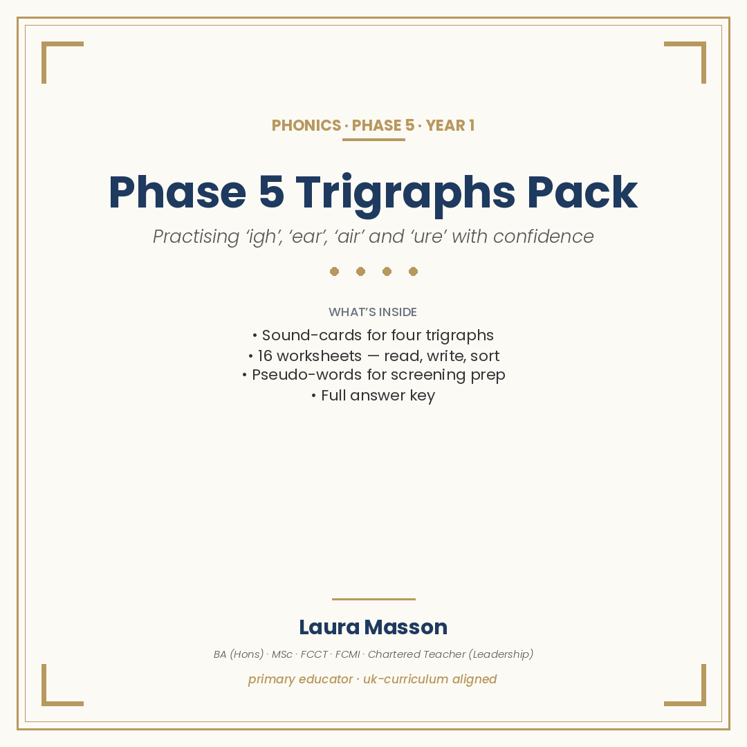 Phase 5 Trigraphs Pack