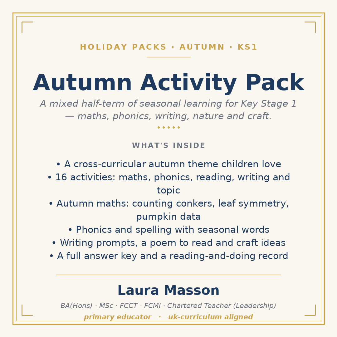 Autumn Activity Pack — KS1