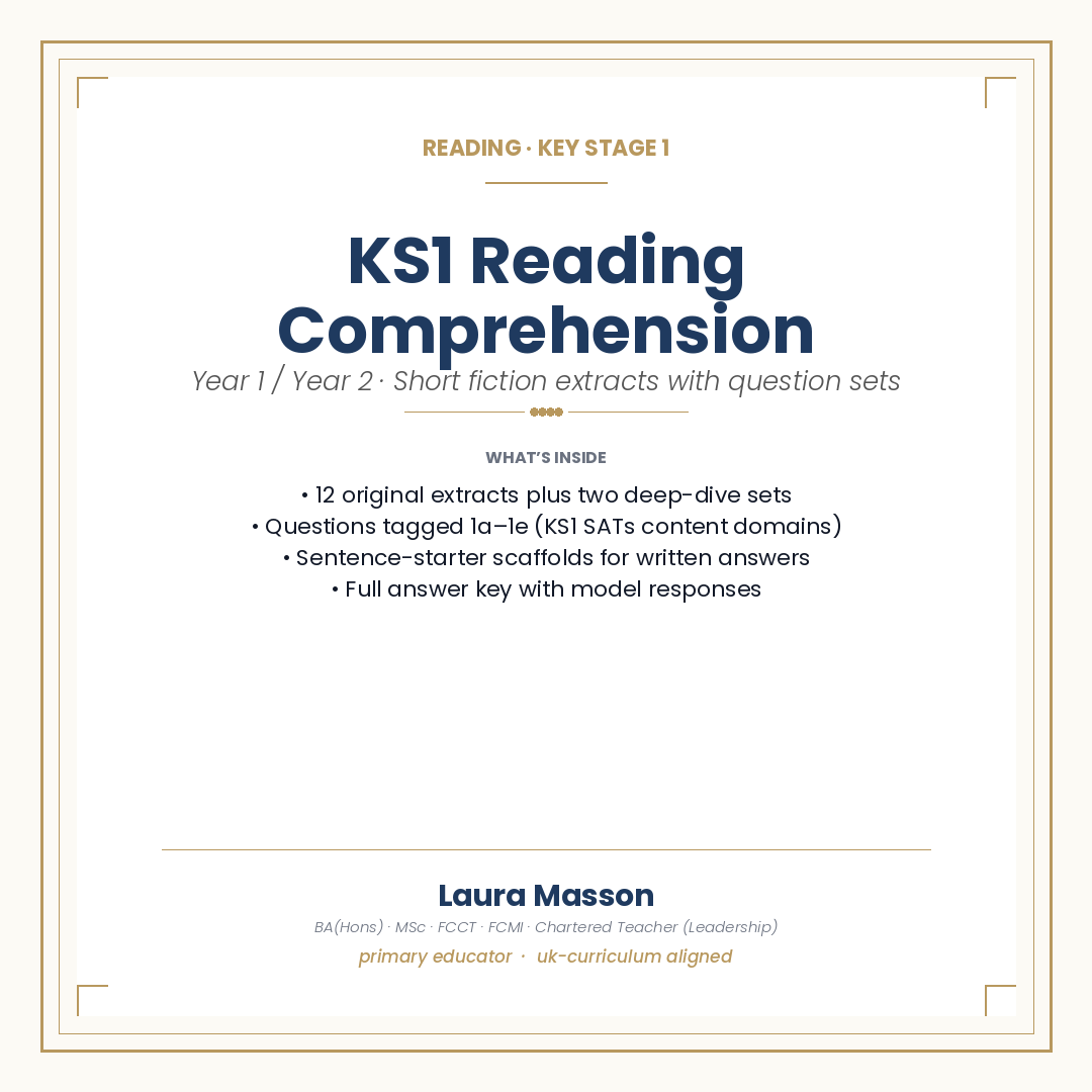 Reading Comprehension — KS1 Short Fiction