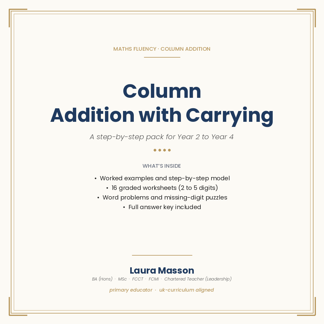 Column Addition Pack
