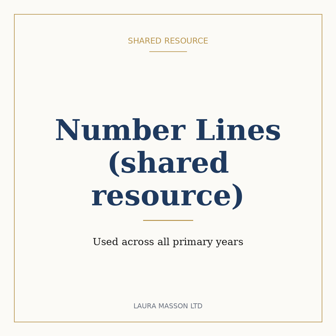 Number Lines (shared resource)