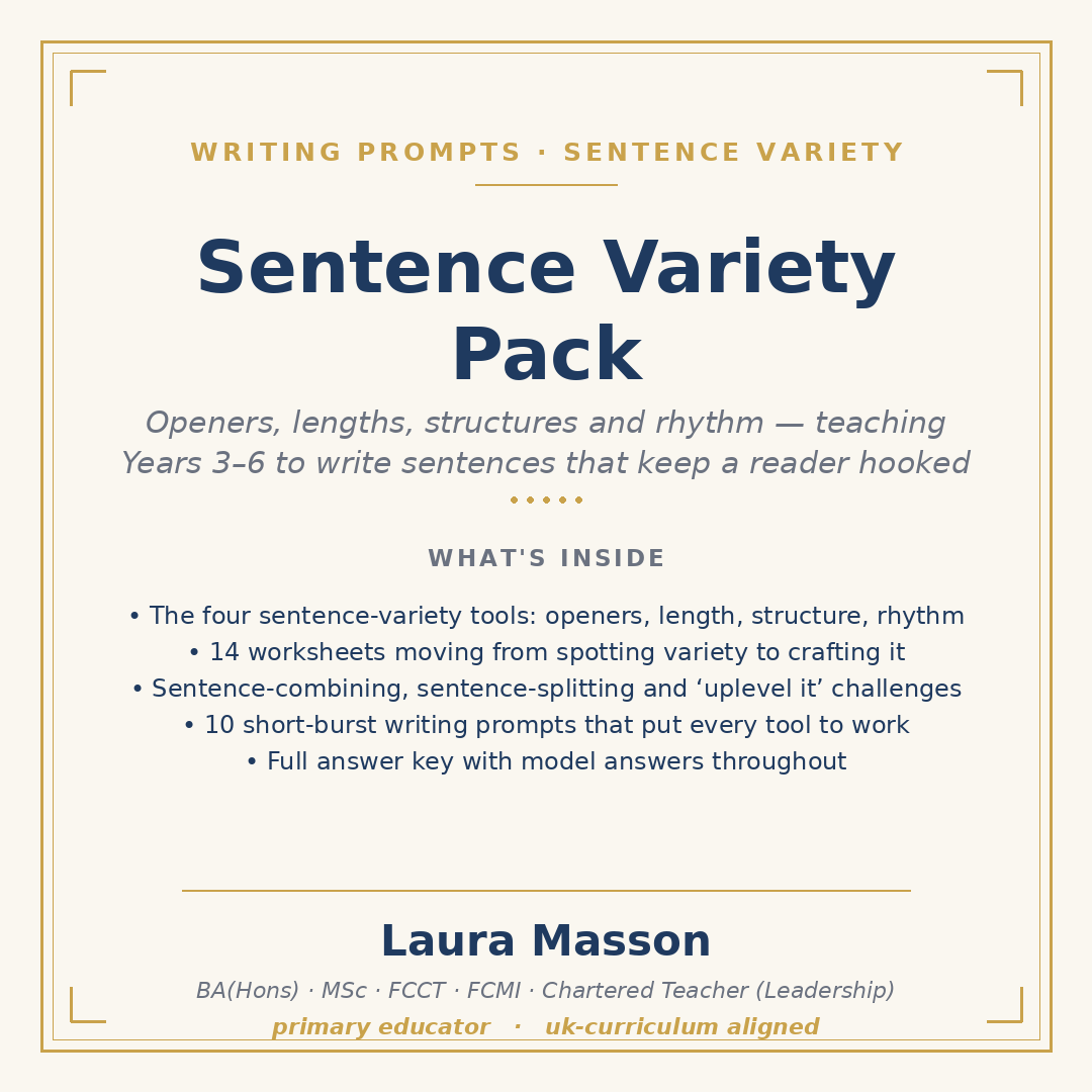 Sentence Variety Pack