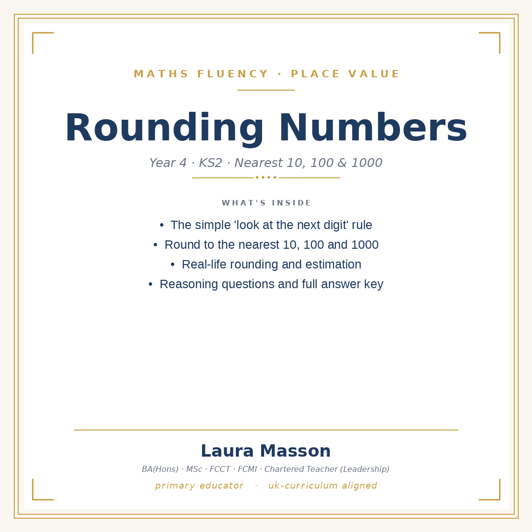 Rounding Numbers Pack