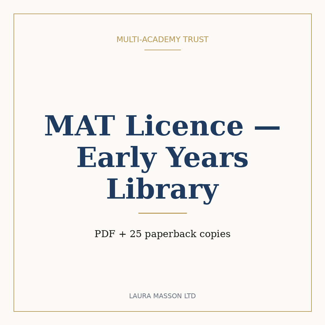 MAT Licence — Early Years Library