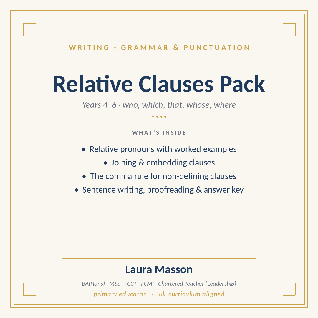 Relative Clauses Pack