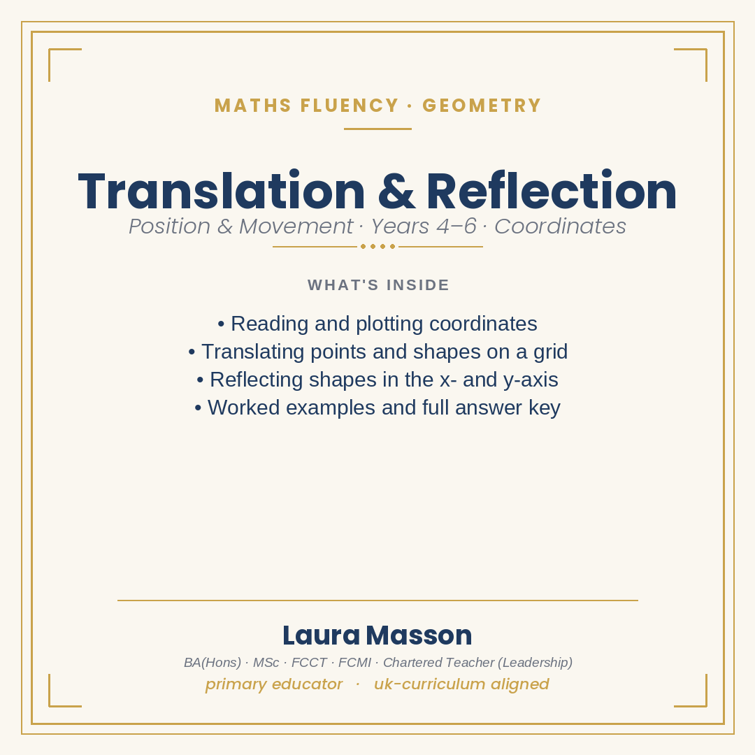 Translation and Reflection Pack