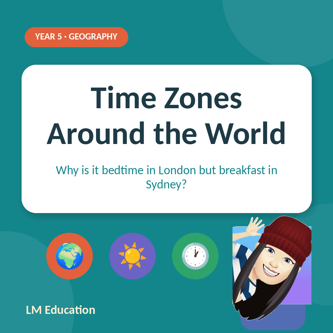 Time Zones Around the World — Year 5 Geography