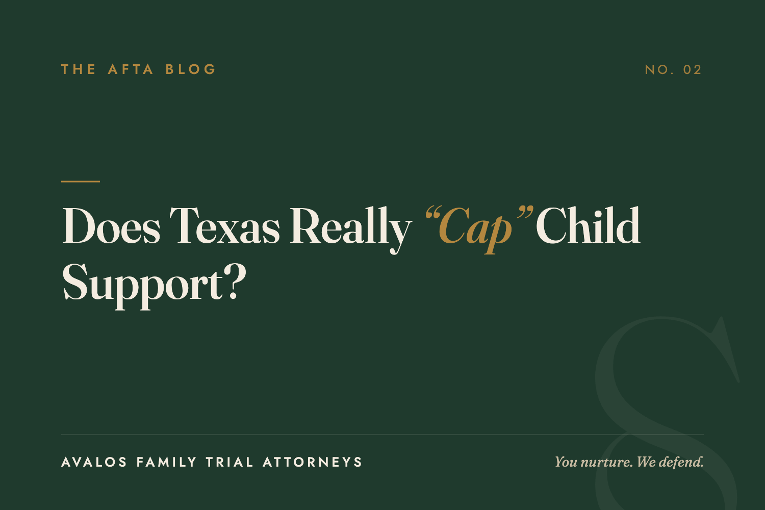 Does Texas Really “Cap” Child Support? The Truth About High Earners and the Guidelines