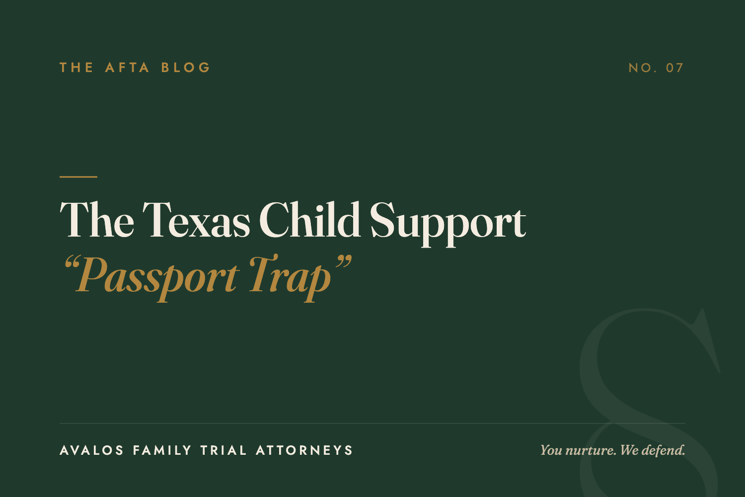 The Texas Child Support “Passport Trap”: How $2,500 in Arrears Can Ground a Parent