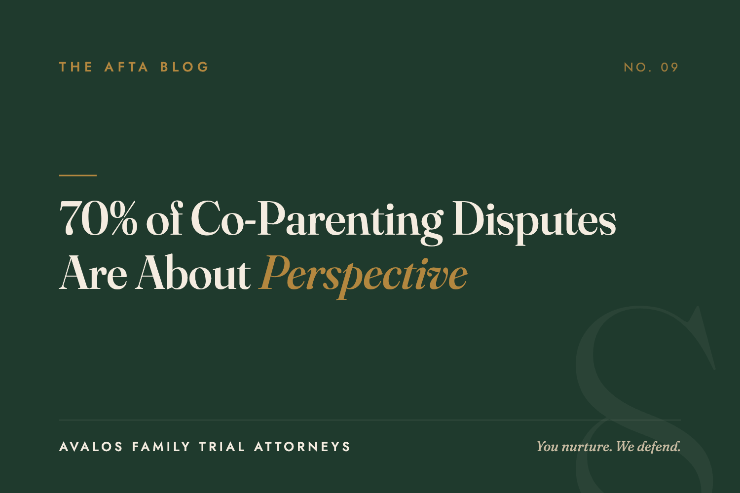 About 70% of Co-Parenting Disputes Are About Perspective. Here’s the Other 30%.