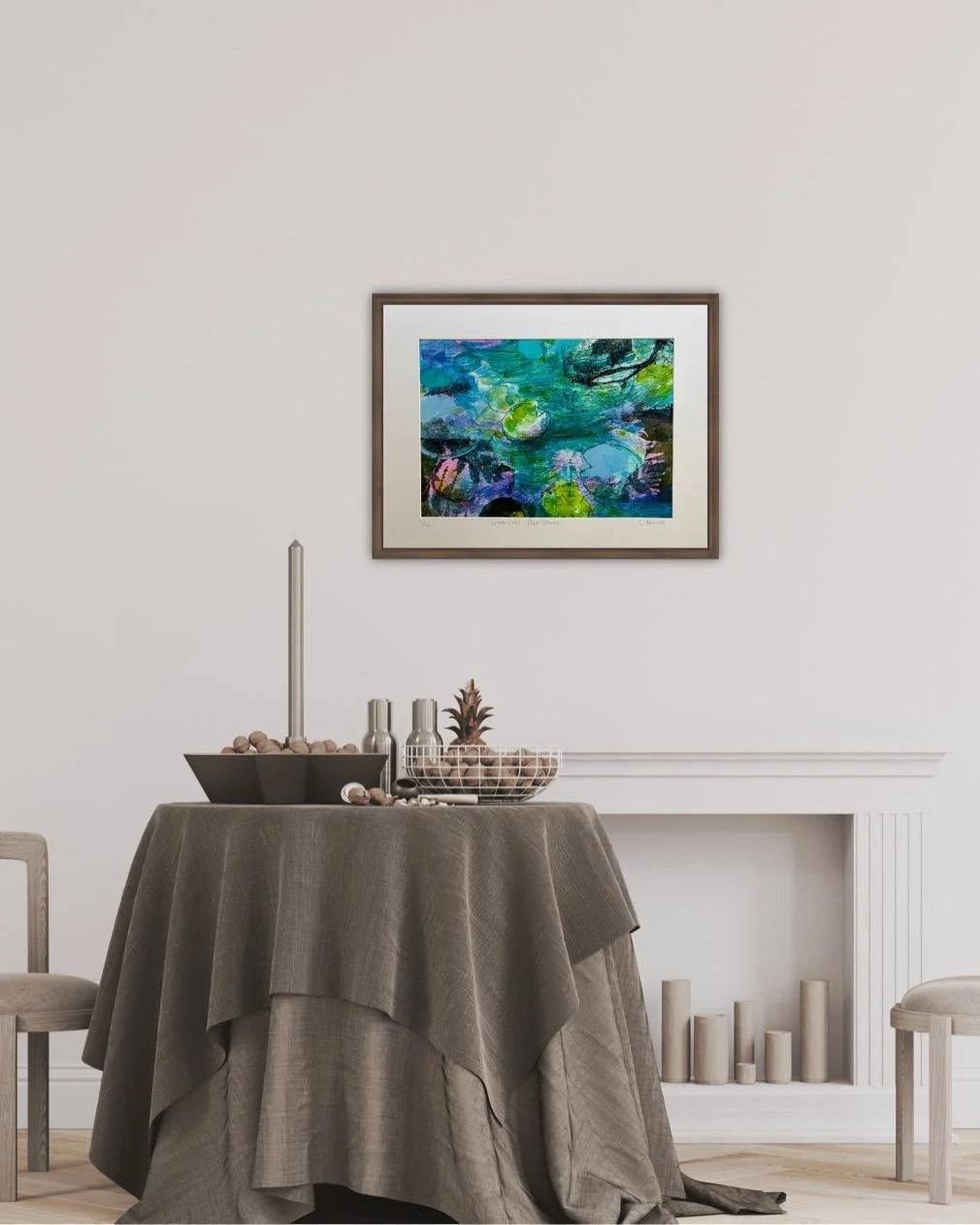 waterlilies after monet on wall.jfif
