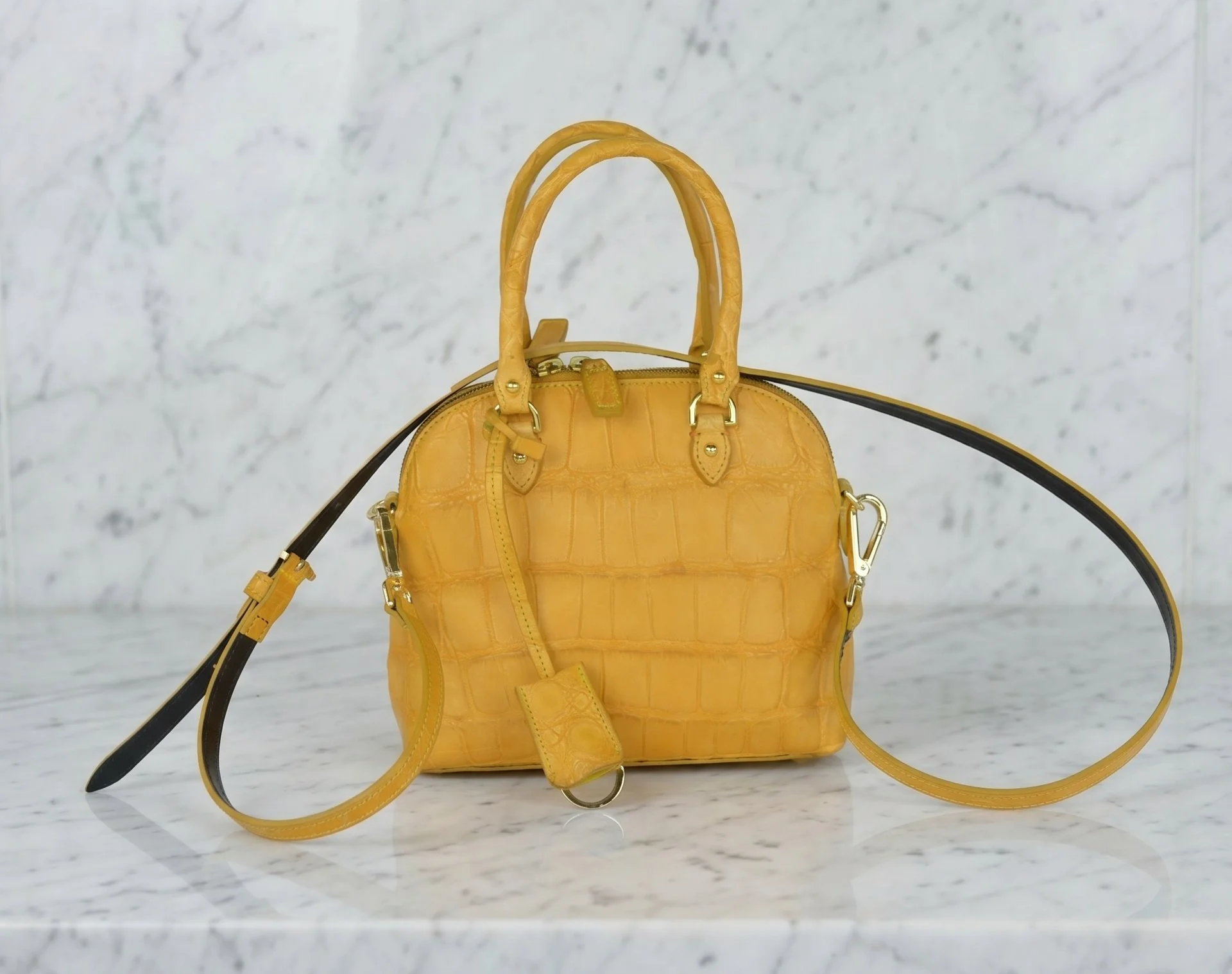 Saddle piccola coccodrillo 19x21x8,5 cm