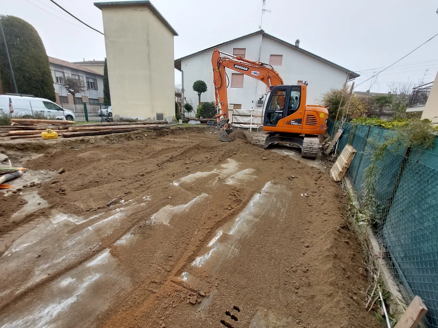 Scavi e mezzi di cantiere