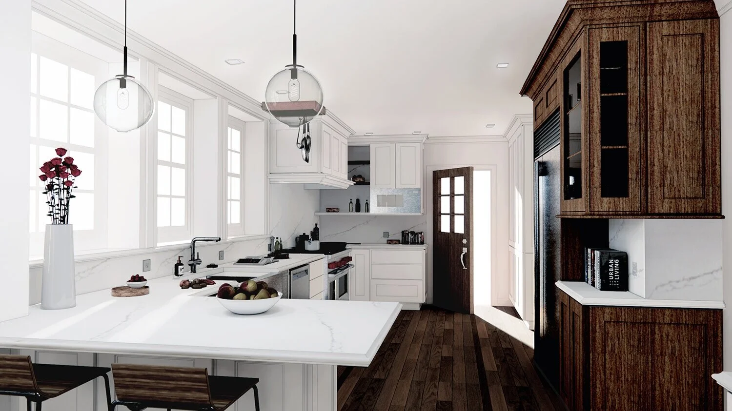 RENDERING OF THE NEW KITCHEN