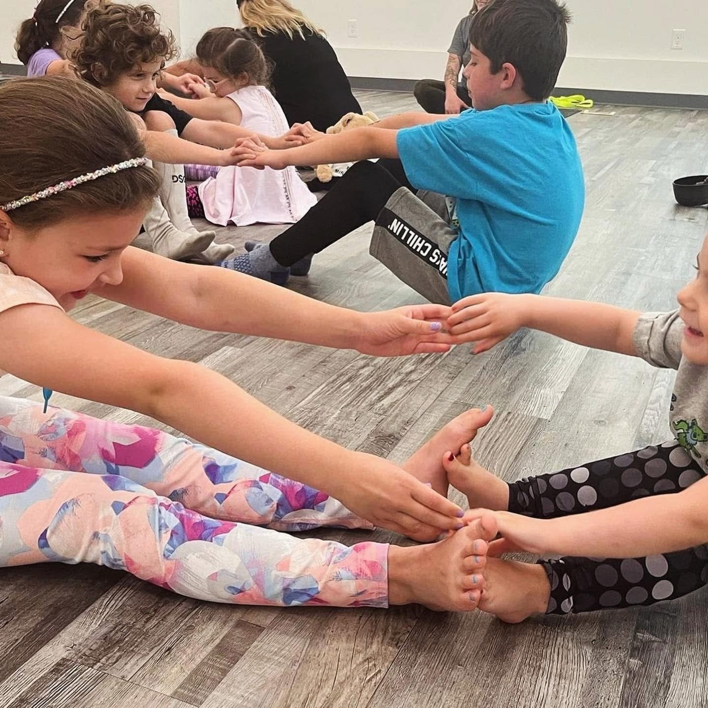 Kids Yoga every Saturday at 11am!  Together we&rsquo;ll explore the joy of movement, music and play. Practice finding the peace inside (after a lot of giggles) Perfect for ages 2 and up. Join us this weekend! 
 
 
 
About your guide, Erin Petti:
Erin