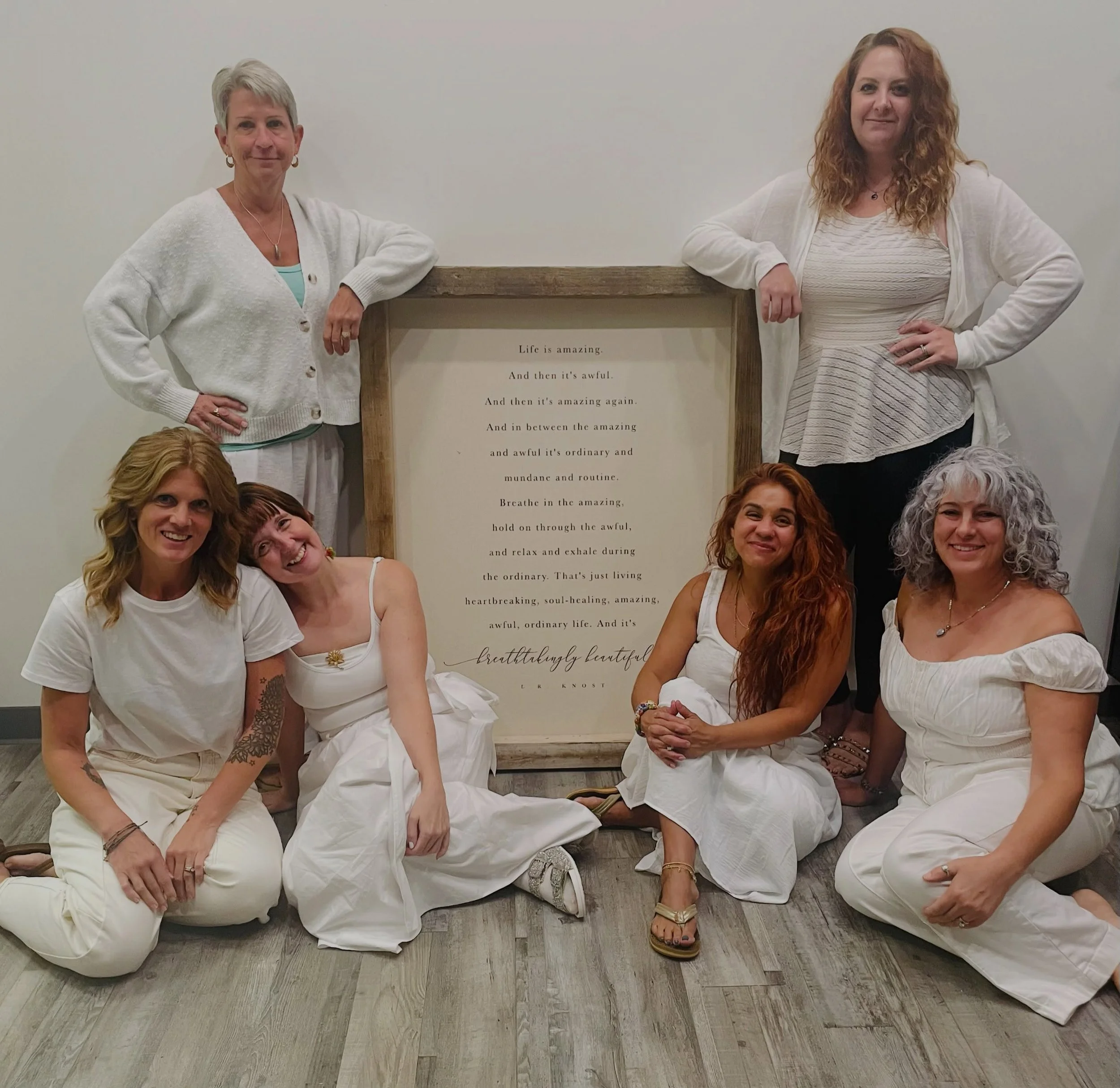 We are the 6th Graduating Class of the

Whitman Wellness School of Yoga

Advanced Yoga Teacher 300 (500) Hour Program

THIS IS OUR VOW

We vow to not let ourselves focus on our anxiety but to live in joy and ease instead.

We vow to not doubt our sel