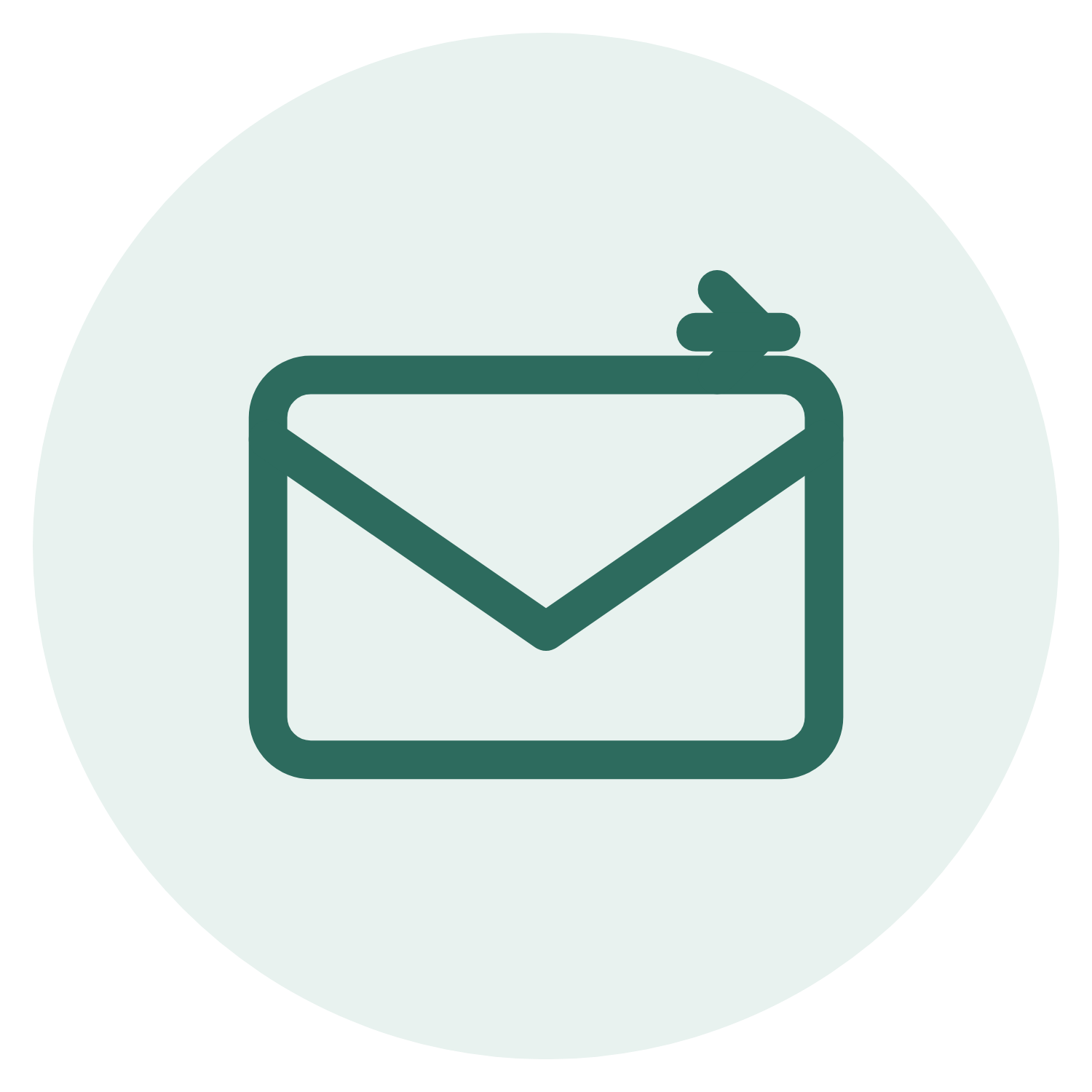Outcome icon representing daily email support included in the 14-Day Metabolic Reset Taster