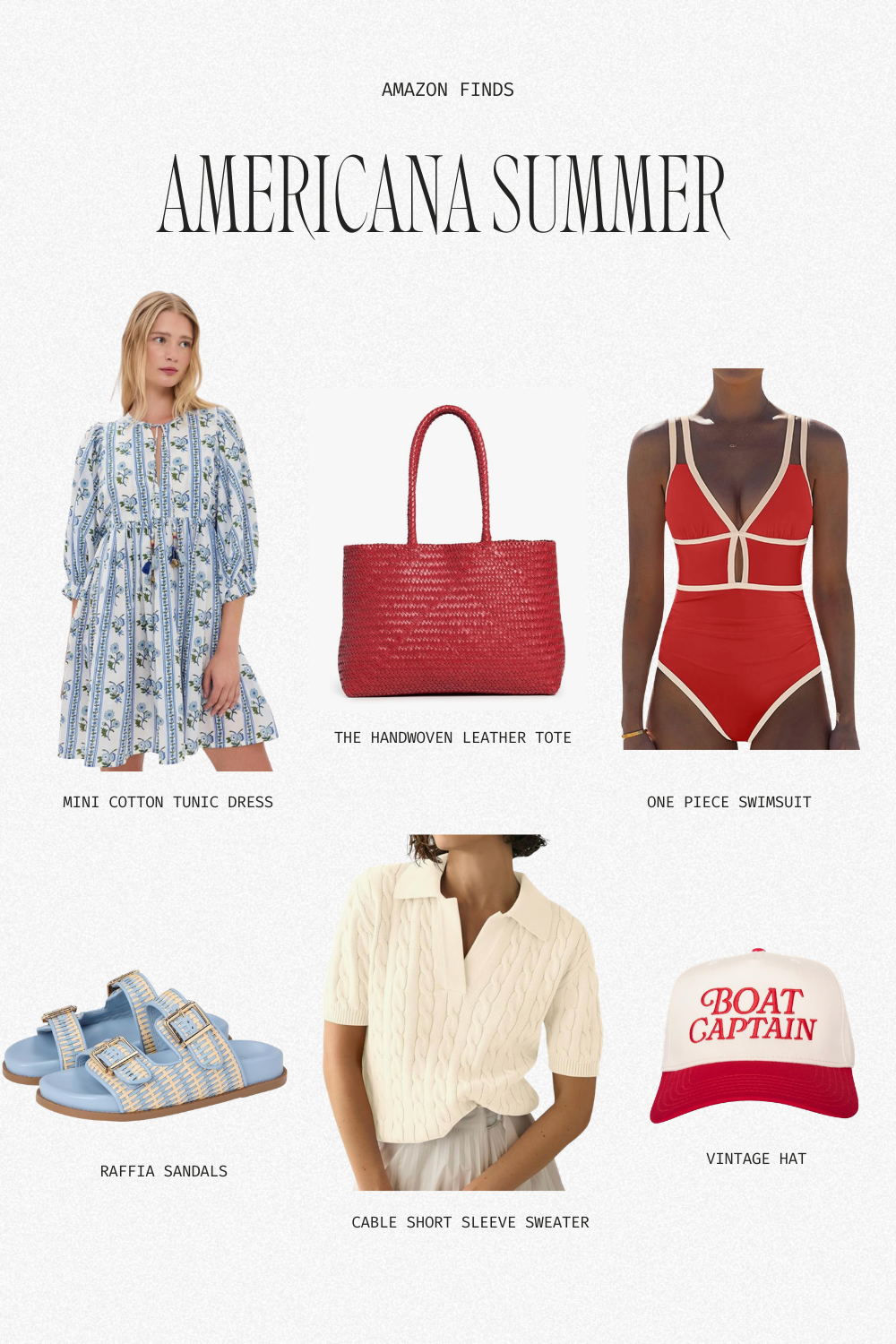 Americana Summer: Amazon Finds for a Red, White &amp; Blue Season