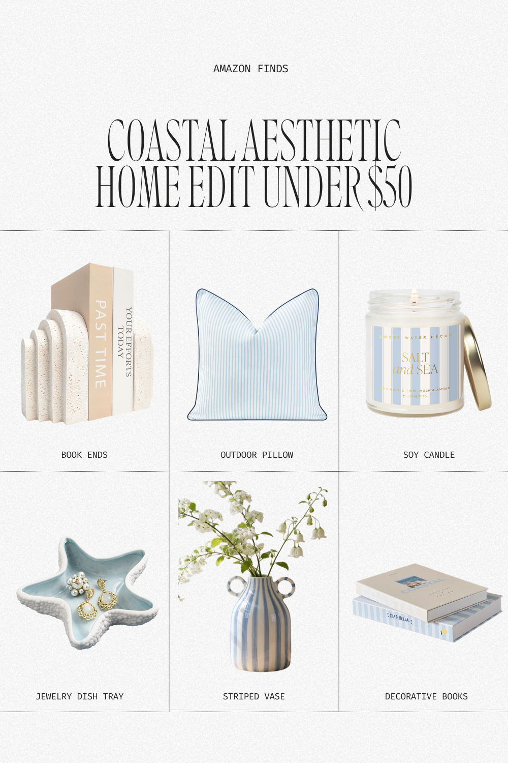 11 Coastal Home Decor Finds on Amazon Under $50