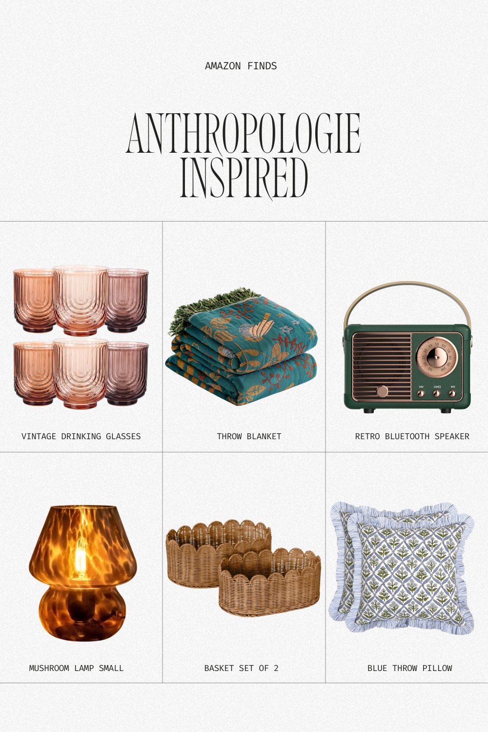 18 Anthropologie Dupes on Amazon
