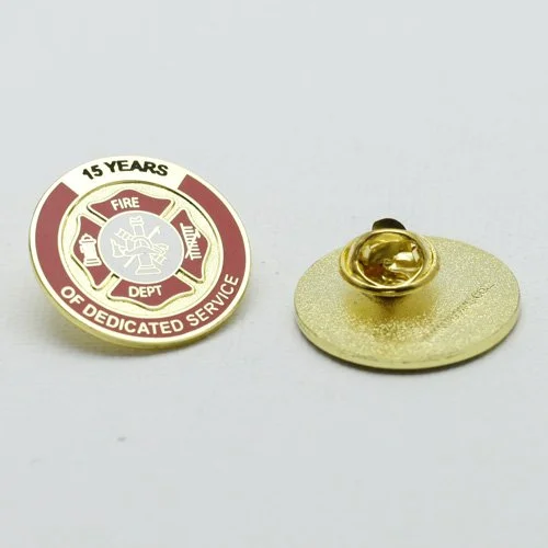 Firefighter Dedicated Service Years of Service Pins