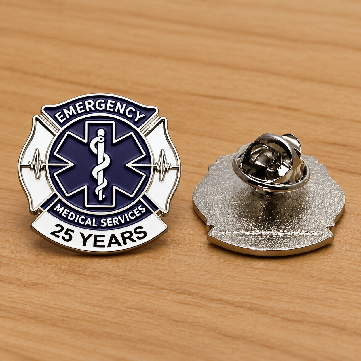 EMS EKG Service Pin.png
