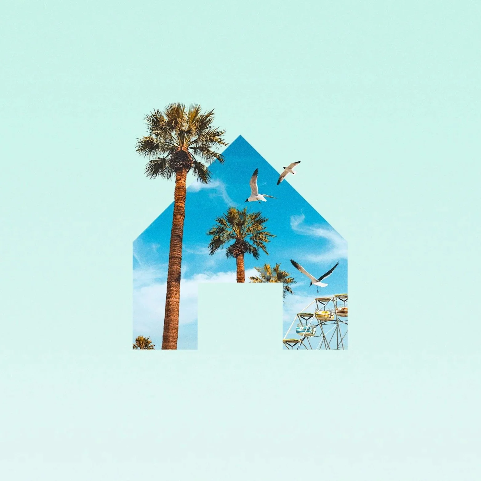 Poolhouse - Wallpaper