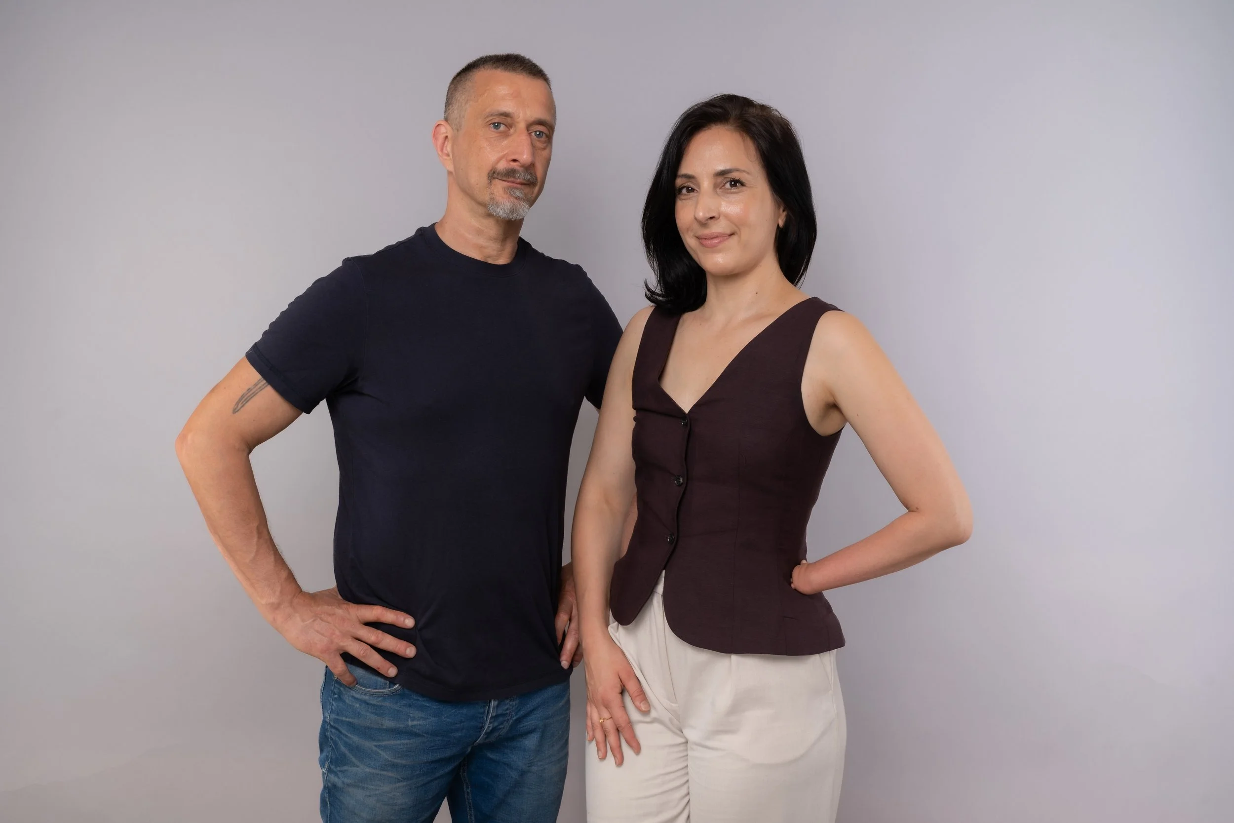 Selbtschutztrainer Guido Limpert und Andrea Treber