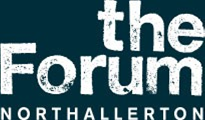 Logo of 'The Forum NorthAllerton' in white text on a dark background.