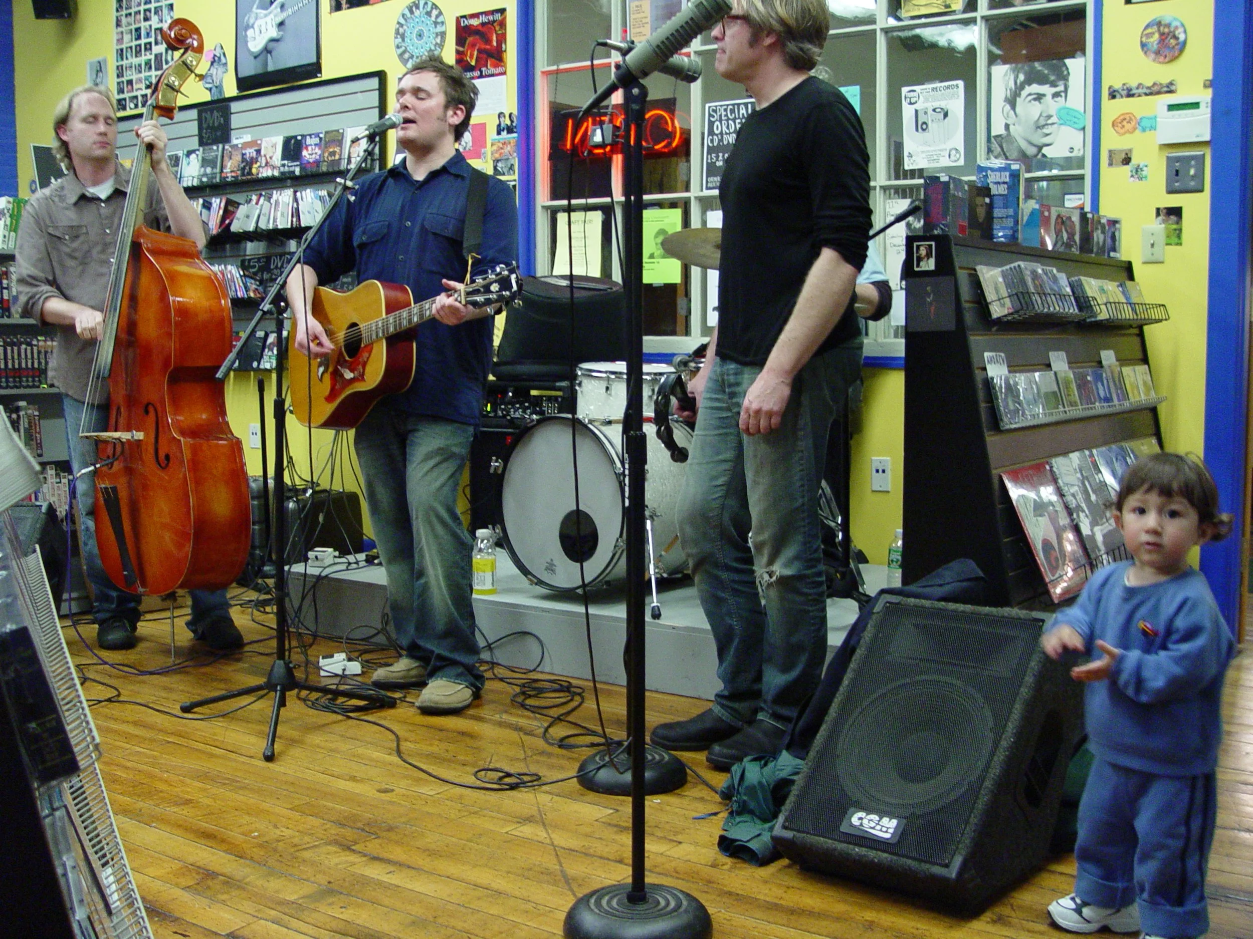 The Winterpills live in the Easthampton store