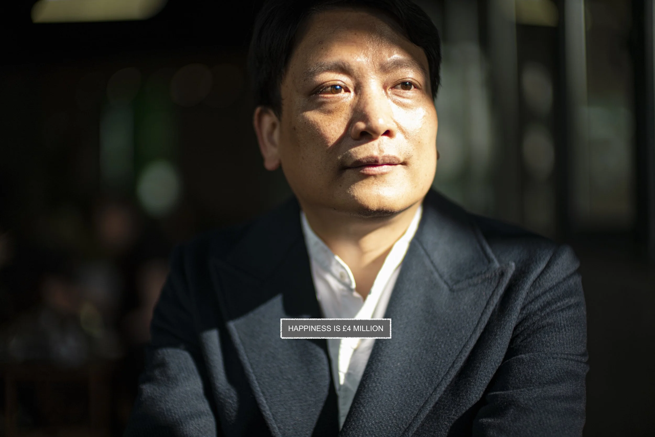Real-estate speculator Ou Chengxiao ponders the meaning of success in China. (Happiness is £4 Million)
