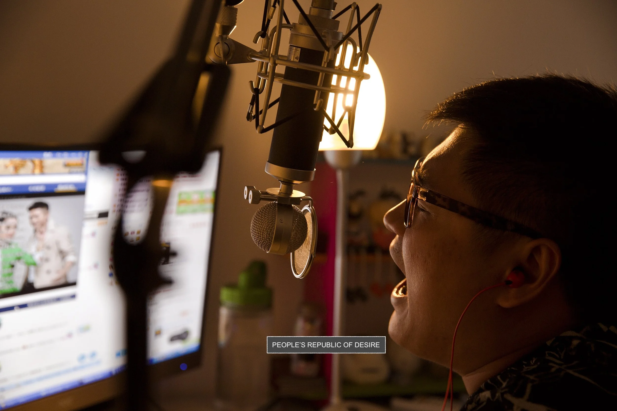 Big Li live streams to his millions of fans. (People's Republic of Desire)