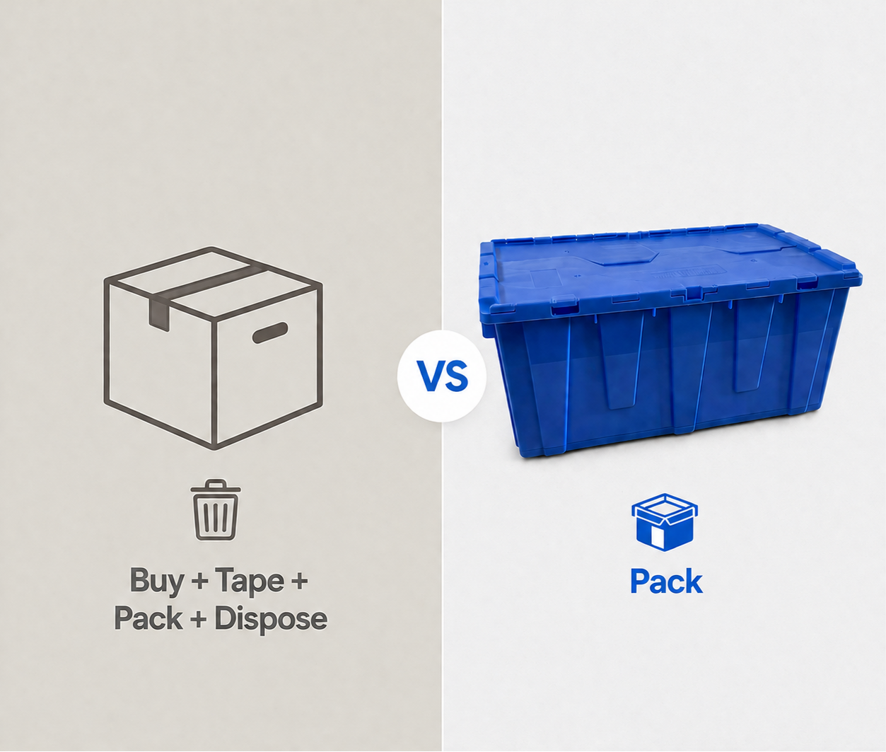 How Much Does It Actually Cost to Move? Cardboard vs. Tote Rental