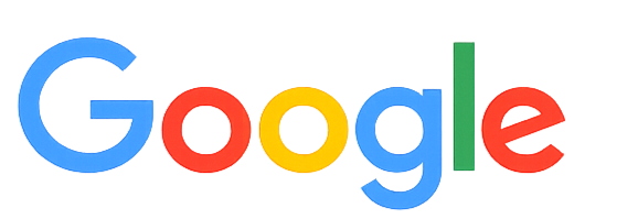 Google logo with colorful letters G, o, o, g, l, e.