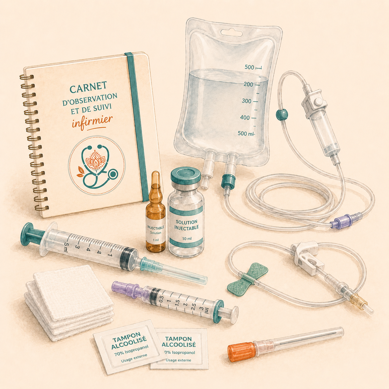 Prise en charge des soins d'injection et de perfusion à domicile
