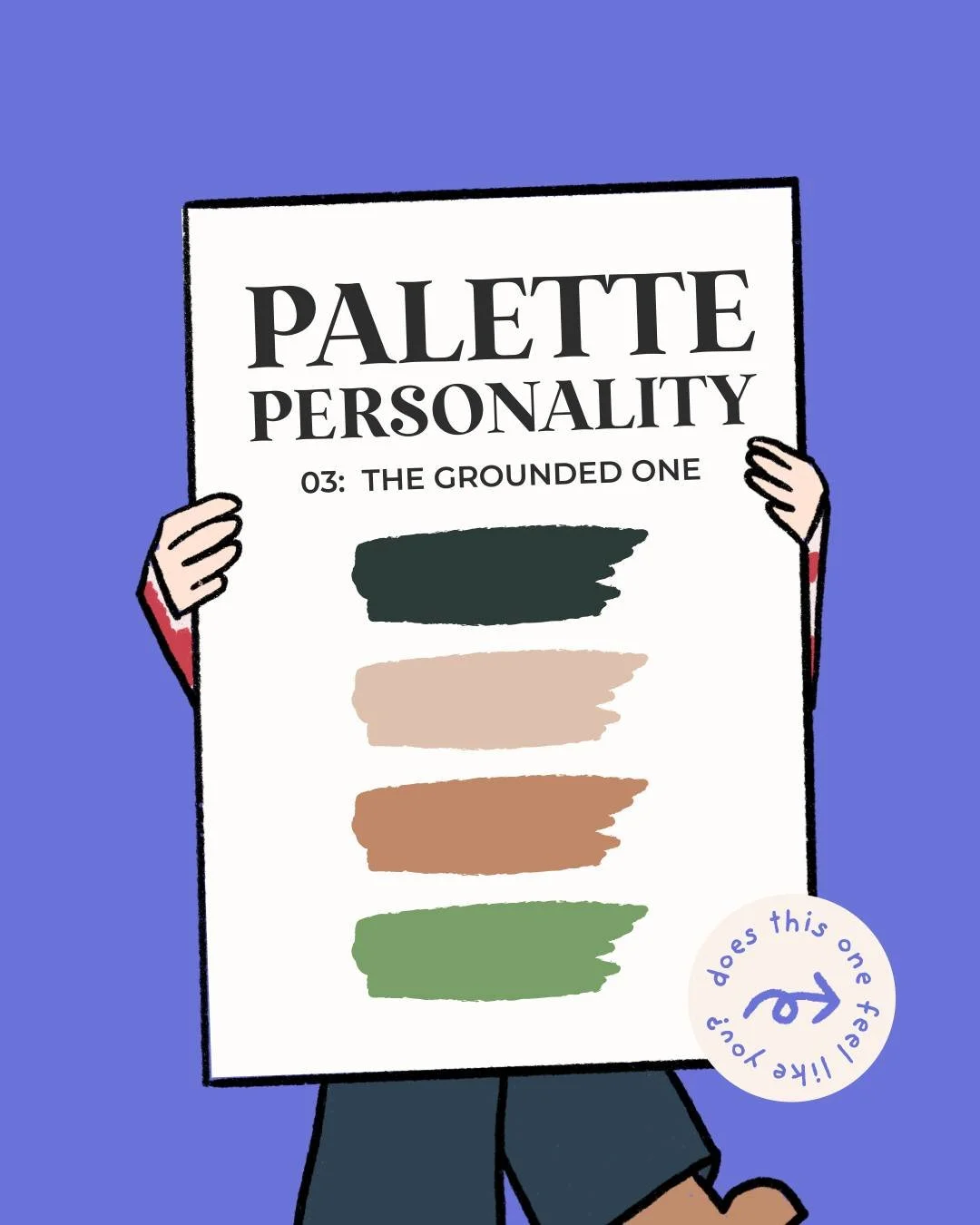 Palette personality 03: the grounded one 🎨

For the brand that doesn't need to shout, the kind of palette that feels like it's been here forever, in the best possible way.

Inspired by a real client who came in knowing exactly what calm looked like.